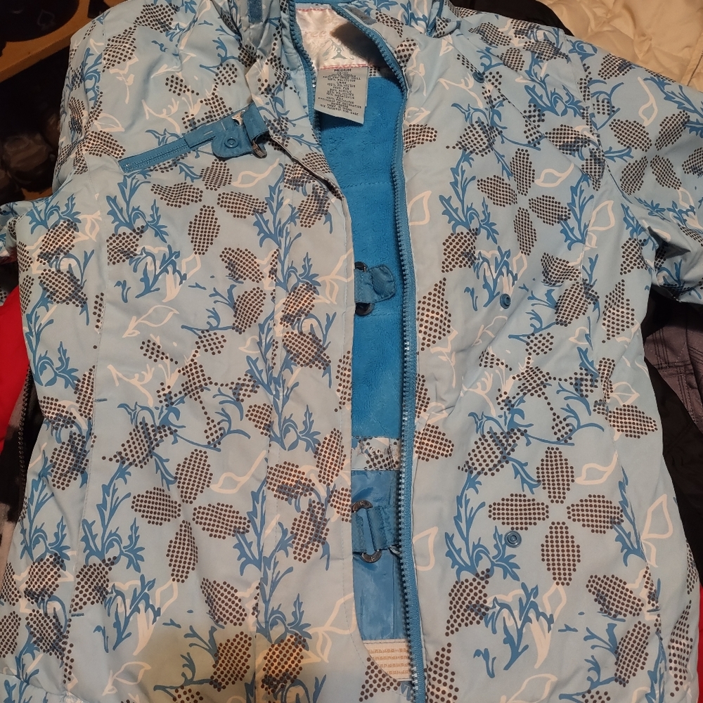 Girls snow jacket, Sz 10/12